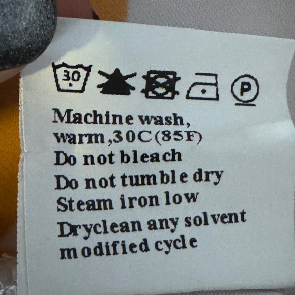 Floral Maxi Dress Size S Smocked Bodice Tie Straps Pockets Bright Print NWT - Picture 9 of 9